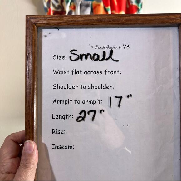 Anthropologie Fei Liquid Bouquet Floral Tank Top Sz Small Red Blue Watercolor - Picture 8 of 8